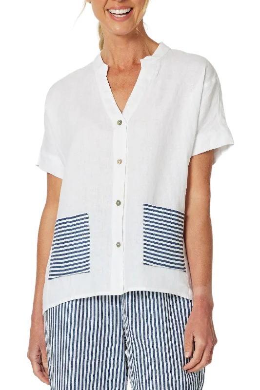 STRIPE BEACH SHIRT - 45782GS