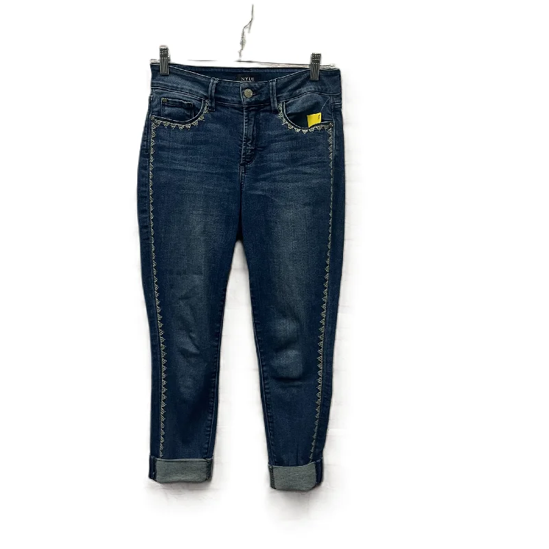 Jeans Cropped By Not Your Daughters Jeans In Blue Denim, Size: 2